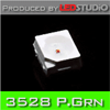 Светодиод 3528 1-чип P.GREEN (LEDSTUDIO)