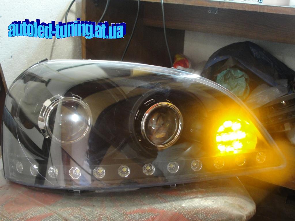 линзованные фары лачетти